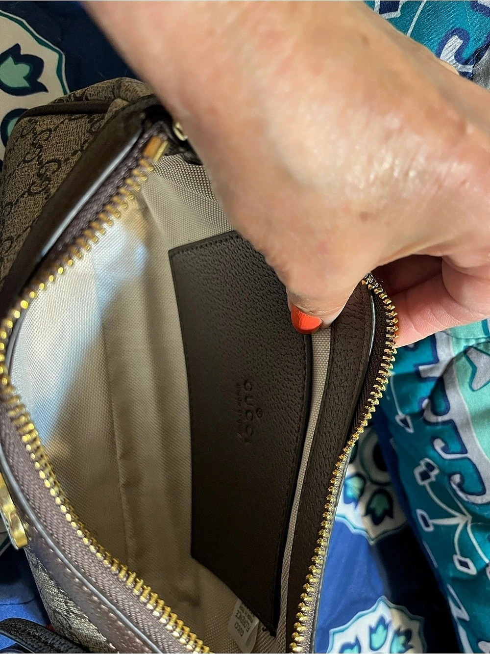 Monogram Small Shoulder Bag with Strawberry Charm - Picture 4 of 7